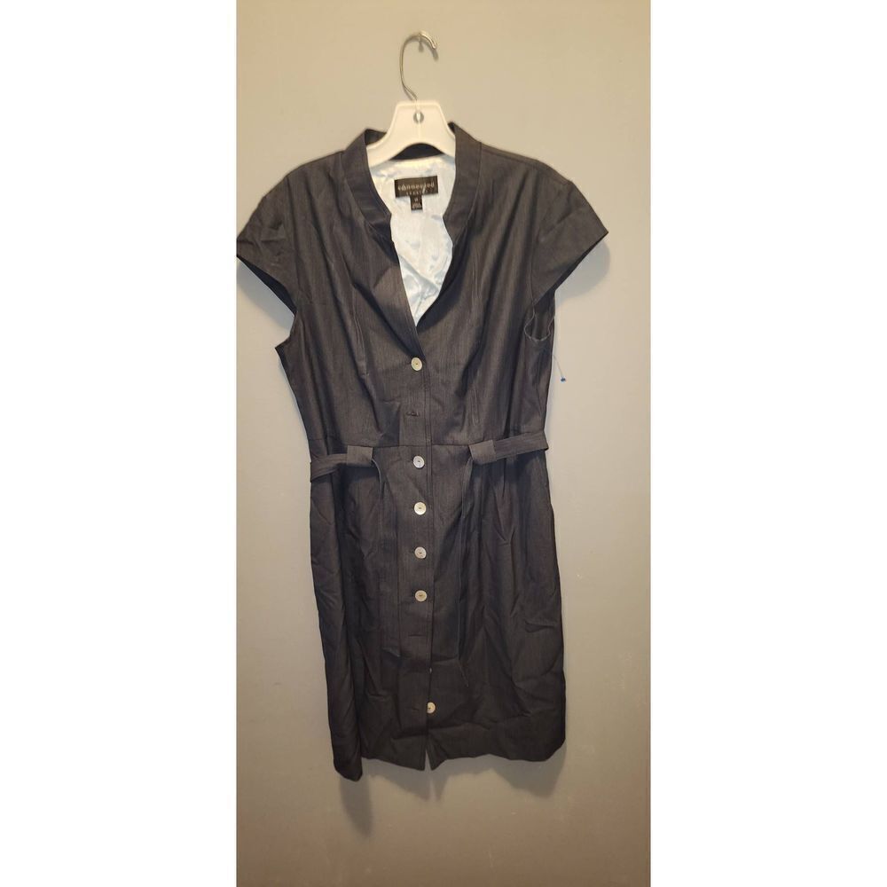 Connected Apparel Button Down Dress